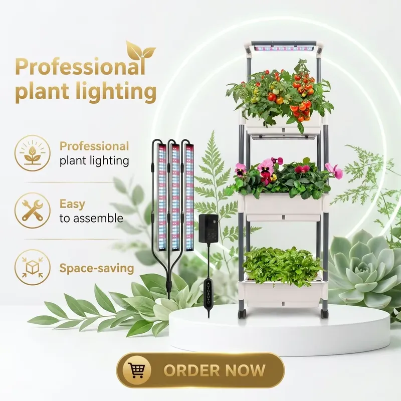 Urban Farming Hydroponic System - Profesyonel Akıllı Uygulama Kontrollü İç Mekan